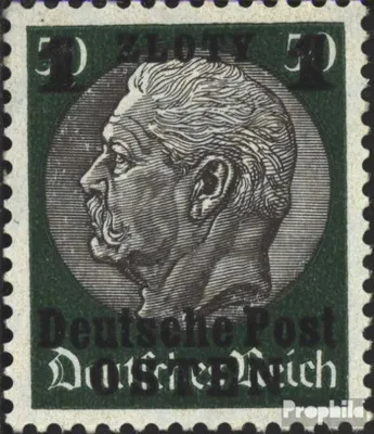 Produktbild von Briefmarken Generalgouvernement 1939 Mi 12 postfrisch Hindenburg