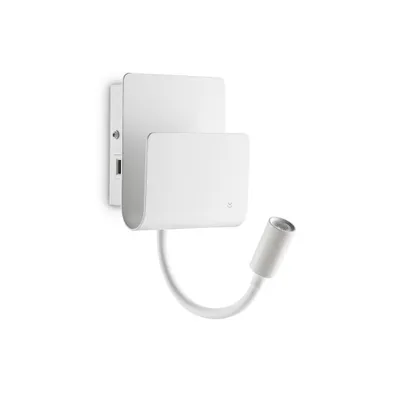 Produktbild von Probe Modern Metall Wandleuchte Weiß 2 Lichter 9W 3000K Warmes Licht