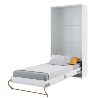 Obrázek produktu pro Skříňová postel, nástěnná postel, model Concept Pro CP-03, vertikální provedení, rozměry 90x200 cm, barva: bílá, matná