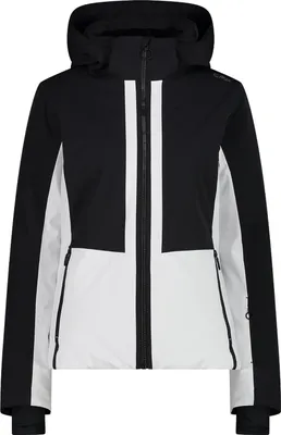 Produktbild von CMP WOMAN JACKET ZIP HOOD schwarz/weiss 44