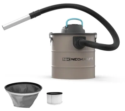 Zdjęcie produktu dla Odkurzacz do popiołu - 1600 W - 18 l - Zmywalny filtr - Funkcja dmuchania