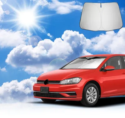 Imagen del producto de Solidchoice: Protector para parabrisas para VW Golf 7.5, modelos de 2013 a 2019
