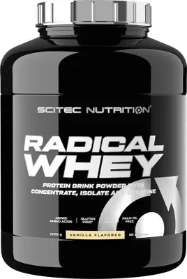 Image de Whey protéine - Scitec Nutrition - Radical whey (2kg) - Saveur Vanille