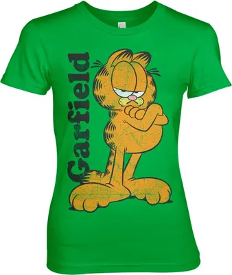 Produktbild von Garfield Girly Tee - X-Large - Green