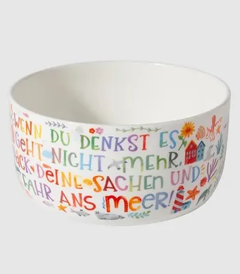 Produktbild von Schale buntes Meer, 700 ml, Gebäckschale, Müslischale, Konfektschale