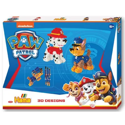 Zdjęcie produktu dla Hama 7920 Hama iron on beads midi 3D "Paw Patrol", duże opakowanie upominkowe