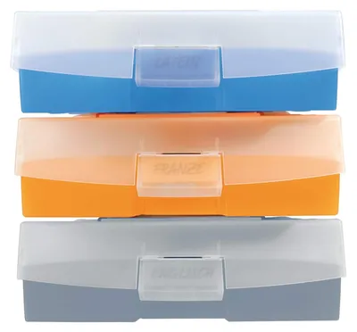 Produktbild von CROCO DUO Archivbox A8 max. 2500 Karten (blau)