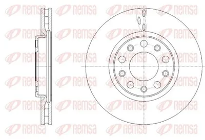 Produktbild von 2x REMSA Bremsscheibe 61389.10 vorne für AUDI A6 Limousine (4G2 4GC C7) 281mm