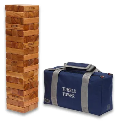 Zdjęcie produktu dla Wieża z klocków "Tumble Tower" z lakierowanego drewna - wersja Midi