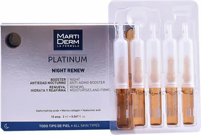 Obrázek produktu pro Martiderm Platinum Night Renew Ampullen 10 x 2ml