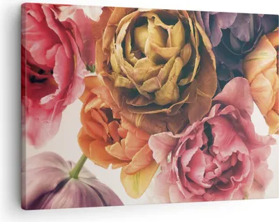 Produktbild von Bild auf Leinwand - Leinwandbild - Einteilig - Blumenstrauß Blumen Braut - 70x50cm - Wand Bild - Wanddeko - Wandbilder - Leinwanddruck - Bilder - Wanddekoration - Leinwand bilder - AA70x50-5025