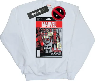 Immagine prodotto di Marvel - Felpa da uomo "Deadpool Action Figure" BI20992 (XL) (bianca)