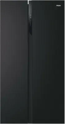Produktbild von Kühl-Gefrierkombination Side by Side Black XL SlimLine NoFrost Haier HSR3918ENPB