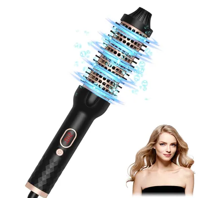 Produktbild von 3-in-1 Haarglätter und Lockenstab mit LCD-Display, 10 Temperaturstufen Lockenstyler, Keramik, Ionenfunktion, Anti-Verbrühung