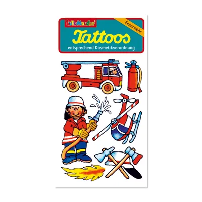 Produktbild von Tattoos Feuerwehr Benny Brandmeister