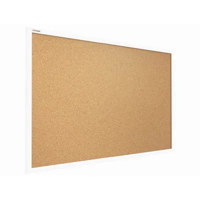 Obrázek produktu pro Korková nástěnka v bílém dřevěném rámu 120x90cm