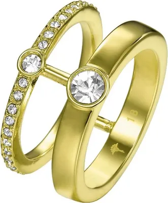 Produktbild von Joop Damen Ring Edelstahl gold DELICATE JPRG00003B1, Ringgröße:59 (18.8 mm Ø)