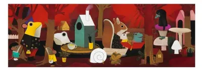 Obrázek produktu pro Djeco Puzzle Gallerie: Vulkania - 350 dílků.