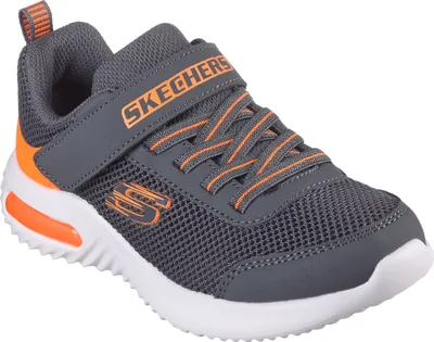 Produktbild von Skechers Kinder Kletthalbschuh mit Stretchsenkel grau/orange 34