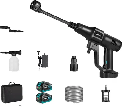 Obrázek produktu pro Vysokotlaký čistič, akumulátorový, bezkartáčový motor, 2 baterie