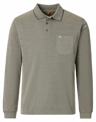 Produktbild von Redmond - Herren Polo-Shirt Langarm (262880700), Größe:S, Farbe:Beige (200)