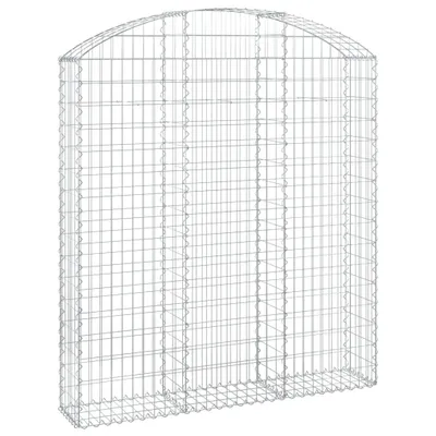 Immagine prodotto di Cesto Gabbione ad Arco 150x30x160/180 cm Ferro Zincato