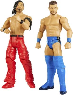 Zdjęcie produktu dla WWE Basis Actionfiguren (15 cm) 2er-Pack Finn Balor vs Shinsuke Nakamura