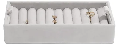 Zdjęcie produktu dla Stackers Pudełko na biżuterię szare elegancki organizer