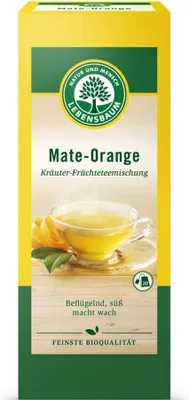 Produktbild von LEBENSBAUM - Mate-Orange - 20x2g