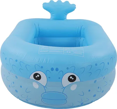 Obrázek produktu pro Nafukovací bazén Cartoon Kiddie Blow Up Pool Domácí koupel Nafukovací bazén Blue