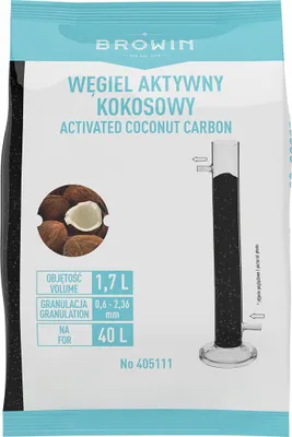Produktbild von Kokos-Activkohle 1.7L (0.86 kg), Aktivierter Kohlenstoff, Aktivkohle zur Filtration, Adsorptionskohle