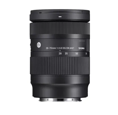 Produktbild von Sigma 28-70 mm / F 2.8 DG DN C Standardzoom fÃ1/4r Sony E-Mount Systemkameras, F2,8 (W) - F2,8 (T), Vollformatsensor, Ultraschallmotor, Autofokus, 67 mm Filterdurchmesser, 470 g