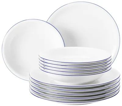 Produktbild von Seltmann Weiden Compact Blaurand Esstischgarnitur 12 tlg