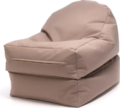 Produktbild von Ecopuf Sitzsack Bean Bag Bodensessel Outdoor 60 x 90 / 175 cm Solaya  Capuccino
