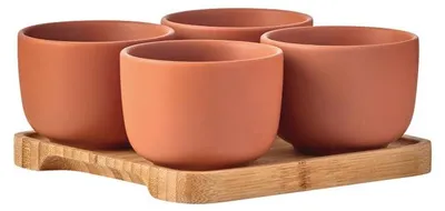Productafbeelding van BIA Share schaaltjes, terracotta – set van 4