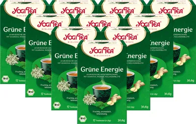 Produktbild von 10 xYOGI TEA Grüne Energie | 10 x 30,6g