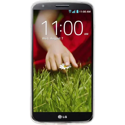 Produktbild von PhoneNatic Case kompatibel mit LG G2 - clear Silikon Hülle S-Style + 2 Schutzfolien