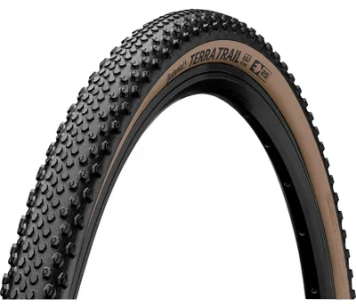 Image de Pneu Continental Terra Trail Shieldwall Polyamide Marron - 700x40c