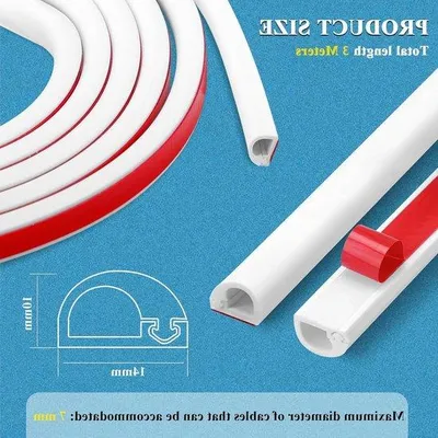 Obrázek produktu pro Flexibilní ochrana kabelů, půlkruhová, samolepicí, odolná proti povětrnostním vlivům, pro venkovní použití