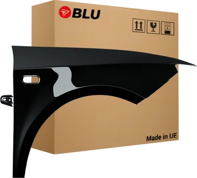 Immagine prodotto di BLU Parafango compatibile con Seat Ibiza (6J - IV 4. Generation) LY9T Destra Schwarz MythosSchwarz | 2008-2017 | Anteriore | Verniciato | Pronto per il montaggio | Acciaio