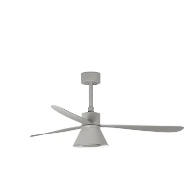 Produktbild von Energiespar Deckenventilator mit LED Beleuchtung und Fernbedienung Amelia II Grau 132 cm