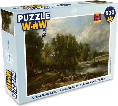 Obrázek produktu pro MuchoWow MuchoWow® Puzzle 500 ks Stratfordský mlýn - obraz od Johna Constabla
