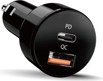 Produktbild von Genius Autoladegerät 36W, 2 Anschlüsse, USB-C, USB-A, PD-36AC-Car