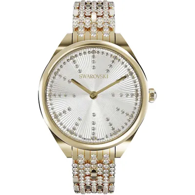 Produktbild von Swarovski 5610484 Damen-Armbanduhr, Edelstahl-Gehäuse, Metall-Armband