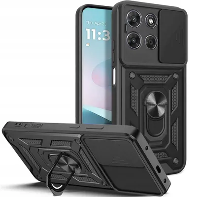 Produktbild von Tech-Protect 5906302323265, Cover, Motorola, G67, G77, 17,2 cm (6.78"), Schwarz