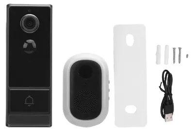 Zdjęcie produktu dla Wideodomofon 2,4 GHz WiFi, aplikacja do zdalnego monitorowania, komunikacja dwukierunkowa, obiektyw 120 stopni, IP67, inteligentna kamera