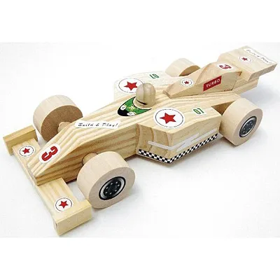 Produktbild von Rennautobastelset aus Holz
