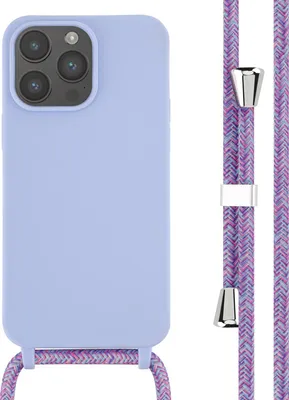 Image de imoshion Étui en silicone avec cordon pour l'Apple iPhone 14 Pro Max - Violet