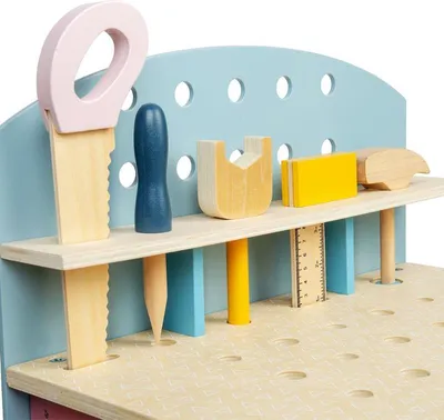 Produktbild von BigJigs Holz-Werkbank - Spielzeug Werkbank für Kinder