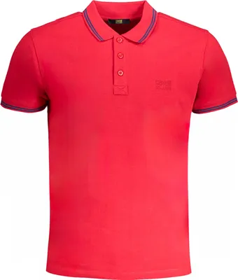 Produktbild von Cavalli Class Herren-T-Shirt mit Kragen Teniola rot M